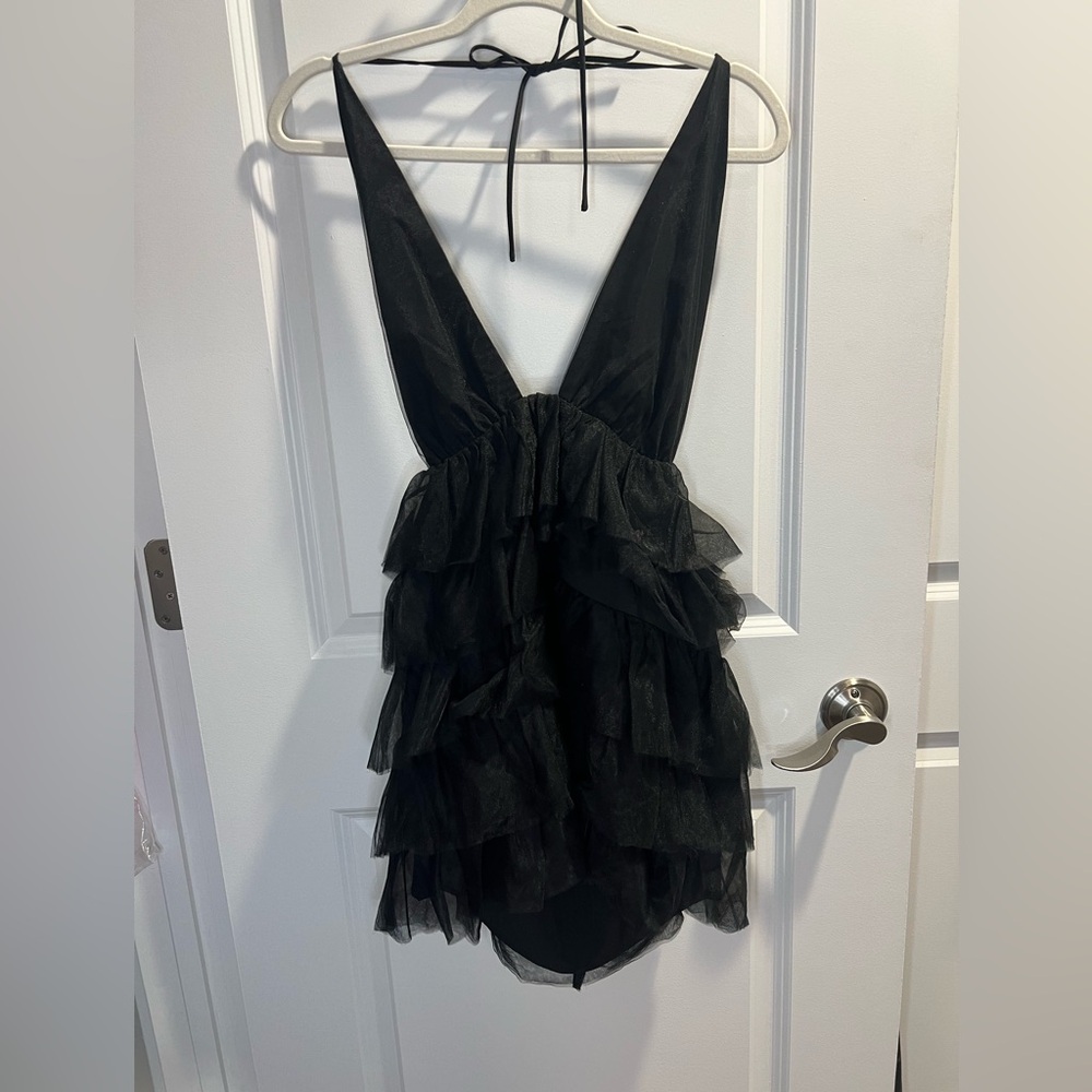 Ruffle Tiered Mini Dress